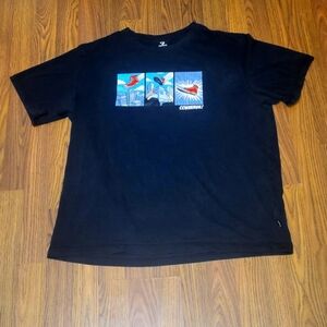 Converse Comic Graphic Tee Red Chuck Taylor Pop Art Men's XXL A74